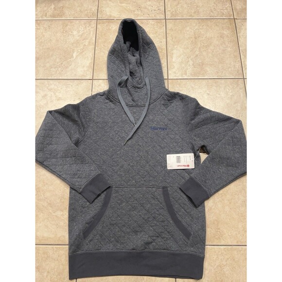 Marmot Other - Marmot Galen Hoodie Mens Small Grey Dark Steel Quilted Sweater Pullover Wool